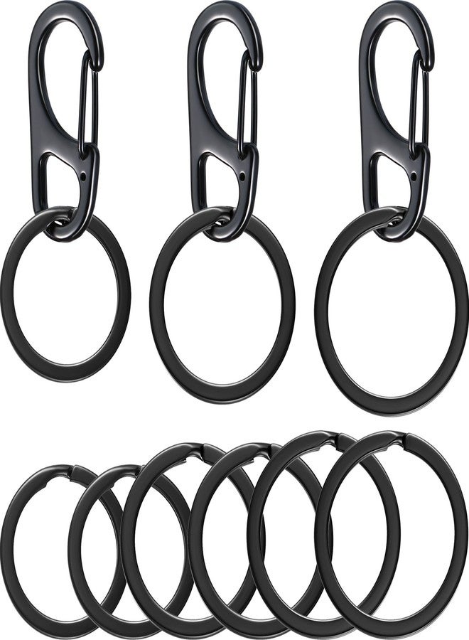 Jovitec 12 Pieces Dog Tag Clips Pet Tag Rings ID Holder for Dogs and Cats, 3 Sizes - Image 1